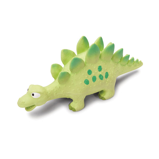 Kazoo Squeaky Stegosaurus Medium Dog Toy