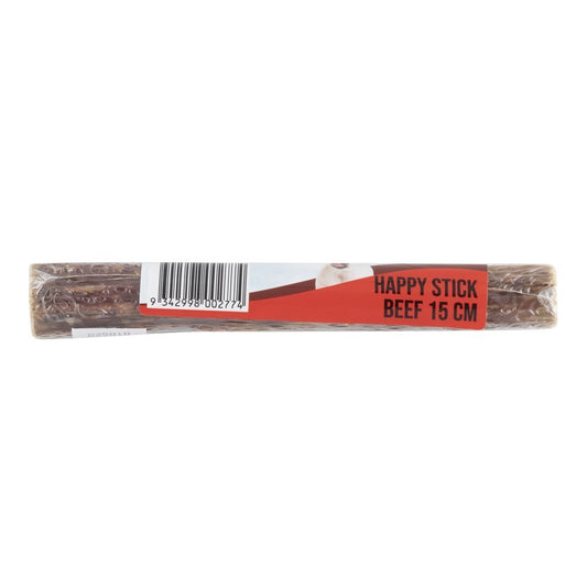 Yummi Happy Sticks - Beef 15cm Wrapped