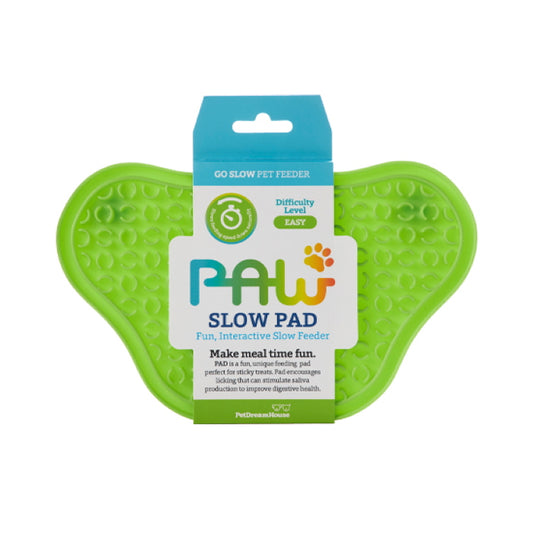 PAW Lick Pad Slow Feeder & Anti-Anxiety Food Mat - Green