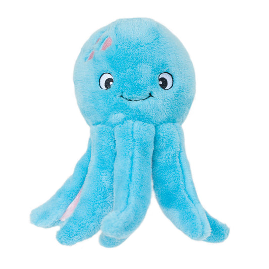 Zippy Paws Grunterz Plush Oscar the Octopus Dog Toy