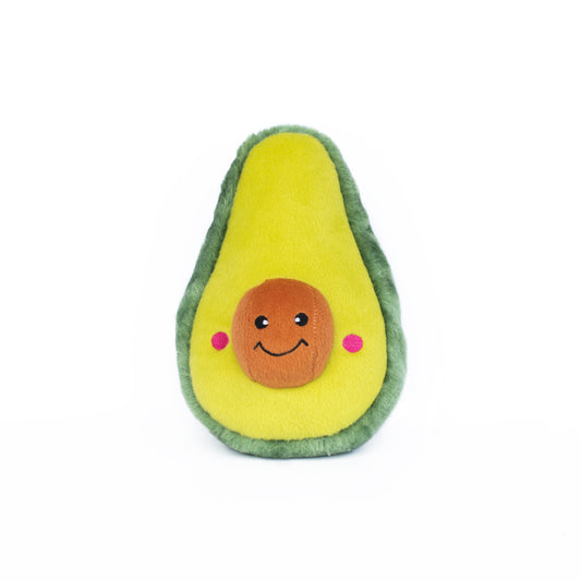 Zippy Paws NomNomz Squeaker Jumbo Avocado Dog Toy