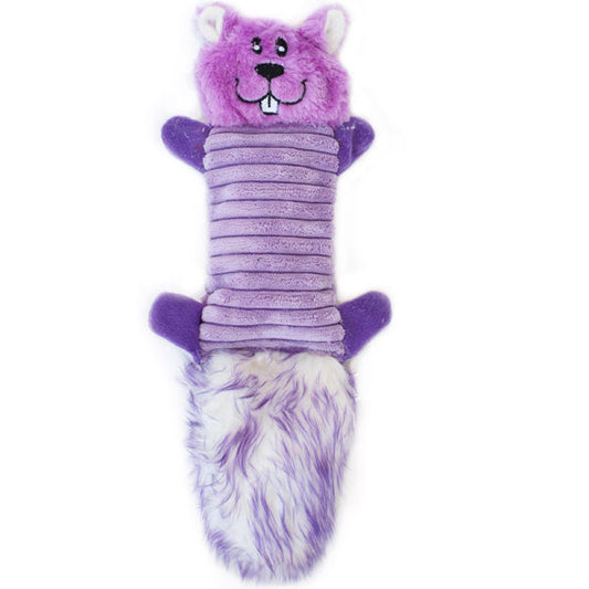 Zippy Paws Zingy Purple Squirrel Dog Toy